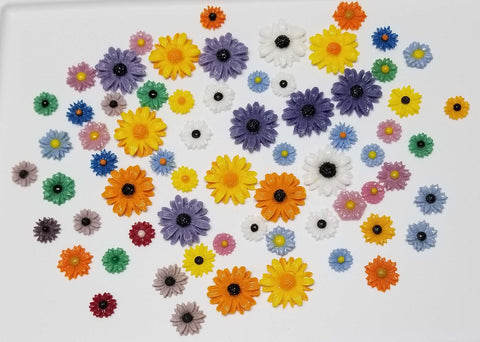 COE 96 Fusible Glass Flowers (Daisies) for Your Fused Glass Projects