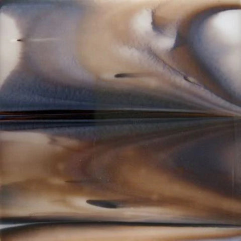 COE 96 - Uroboros Retired - Chocolate Transparent White Opal Frit UF1105 - UF5105