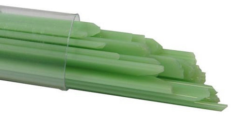 UN1047-Noodles 96 Pastel / Easter Green Opal Glass