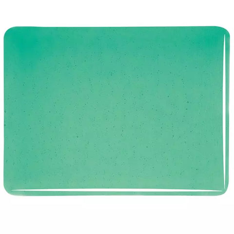 COE 90 - BU1417F - Emerald Green Transparent Bullseye Frit