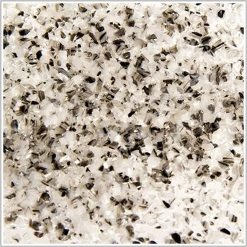 COE 96 - Oceanside Retired - Black / White Dual Tone Opal Frit UF1107 - UF5107