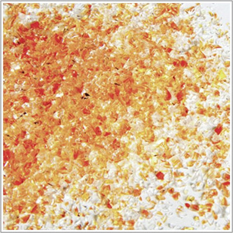 COE 96 - Uroboros Retired - Orange Clear Dual Tone Frit