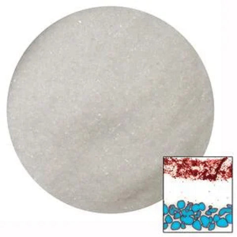 COE 96 - Oceanside - Red Reactive Opal Frit UF1006 - UF5006