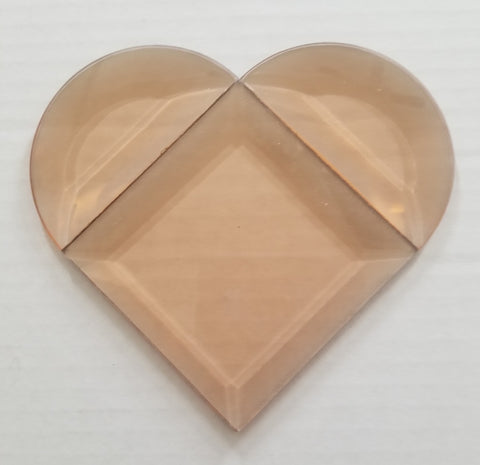 Peach Bevel Kit - Makes 1 - 5 inch bevel heart