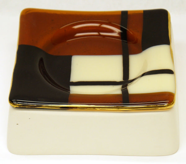 gm44 - 5 Inch Square Coaster Mold for Fusing Glass