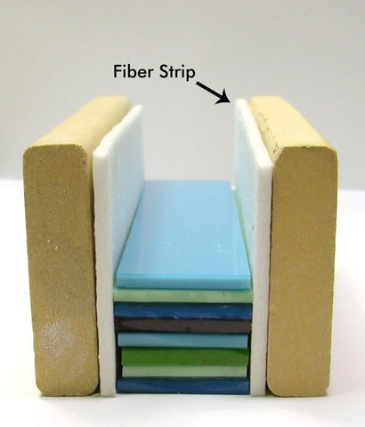 10 - 2" x 12" Fiber Strips for Kiln Work - 10 Feet