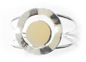 Contemporary Jewelry Findings - Wavy Bracelet for Your Fused Cabochon
