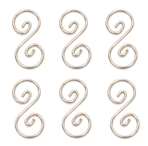 Curly Q 2 - 2 1/4 Inch (pkg of 6) for Stained Glass