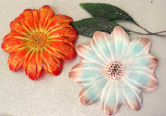 LF103 - Daisy Frit Texture Tile Mold for Glass Fusing Slumping