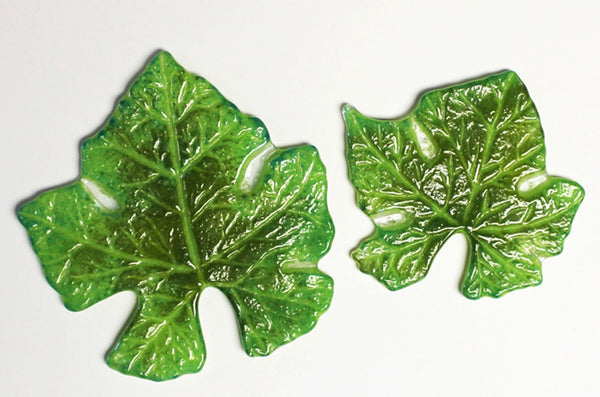 Grape Leaves Texture Mold for Glass Casting Frit LF116