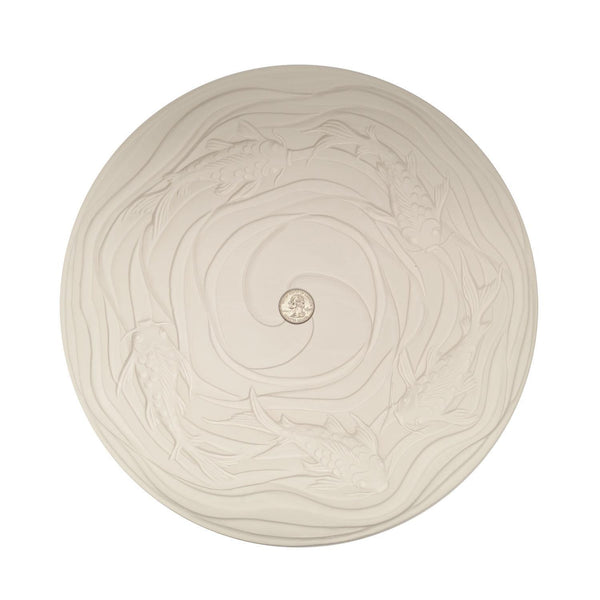 DT29 Koi Waves Texture Frit Casting Kiln Glass Fusing Mold