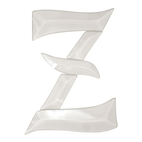 Letter Z - Glass Alphabet Bevel Clusters