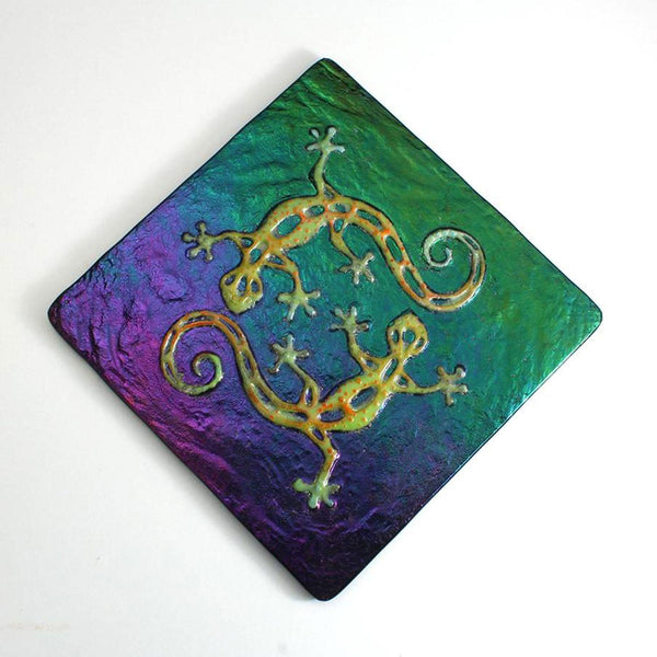 GX14 - Gecko Texture Tile Mold for Glass Slumping