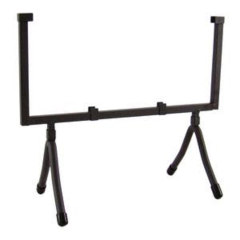 Black Wrought Iron Stand for 14 Inch Square Stained Glass Panel