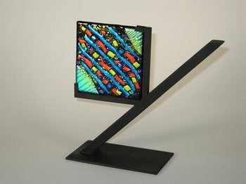 One Clarity Art Glass Display Stand