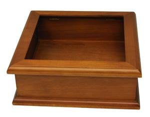 Stained Glass Supplies - Medium Wood Jewelry Box 7-1/2"square