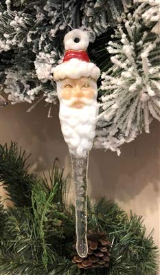 LF178 SANTA ICICLE ORNAMENTS MOLD FOR GLASS FUSING