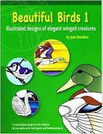BEAUTIFUL BIRDS 1 Stained Glass Pattern Book