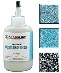 Glassline Bubble Paint - Robins Egg - Glass Fusing Paint