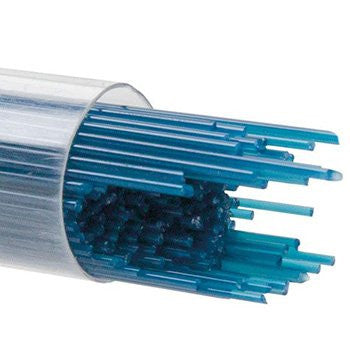 BU014607 - Bullseye Stringers COE 90 Steel Blue opal 1mm