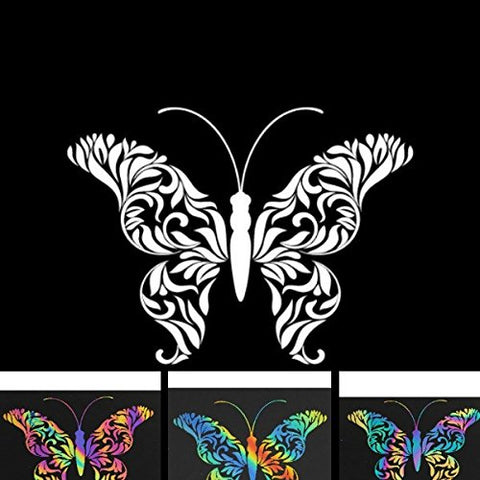 Butterfly Illusion Transfers - Screen Printed Enamel Designs for Glass