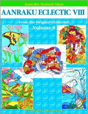 Aanraku Eclectic Stained Glass Pattern Book Volume 8