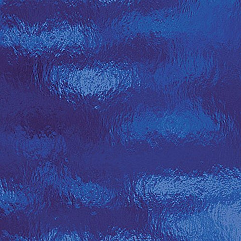 SF136RR - Cobalt Dark Blue Rough Rolled Glass 8 x 12 Sheet