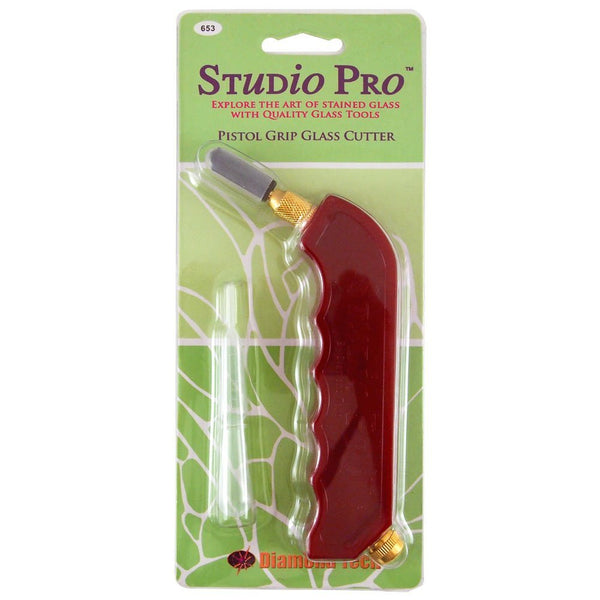 Studio Pro Pistol Grip Glass Cutter with Oil Reservoir - The Avenue Stained  Glass