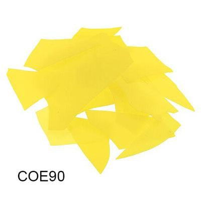 Bullseye Glass Confetti - Canary Yellow - Fusible 90 COE