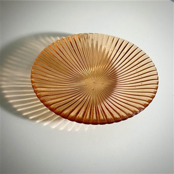 8 1/2 Inch Diameter Starburst Texture Tile Mold for Glass DT42