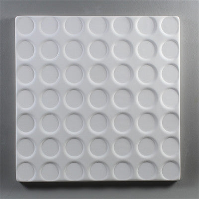 9 Inch Square Spot Texture Plate Mold for Glass Slumping GX10