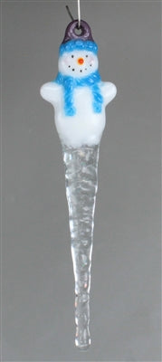 LF175 ICICLE SNOWMAN ORNAMENT MOLD FOR GLASS FUSING