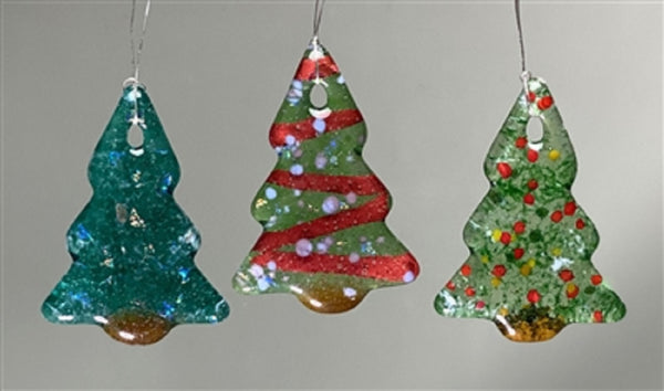 LF219 - Holey Tree Trio Texture for Glass Frit Mold for Glass Casting Slumping