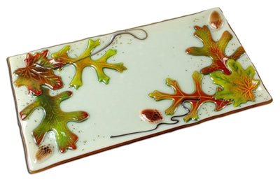 LF162 Leaves and Acorns Texture for Glass Frit Mold for Glass Casting
