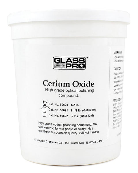 Glass Pro Cerium Oxide - High Grade Optical Polishing Compound - Remove  Scratches