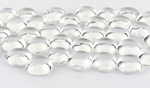 Clear Fusible Glass Pebbles - 96 Coe
