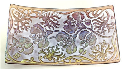 Art Nouveau Texture Tile Mold for Glass - DT14
