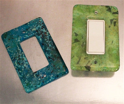 Light Switch Plate Mold for Slumping Glass LF119
