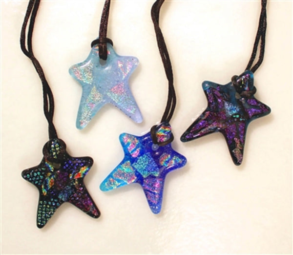 LF134 - Quad (4) holey star frit molds for glass cabochons