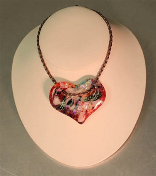 Holey Heart Choker Casting Jewelry Mold LF84