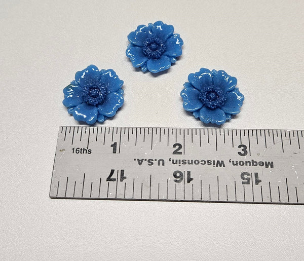 COE 96 Fused Glass Flowers (Poppies?) for Your Fused Glass Projects - Pack of 3 Many Colors Including Pink