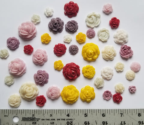COE 96 Fusible Glass Flowers (Roses) for Your Fused Glass Projects