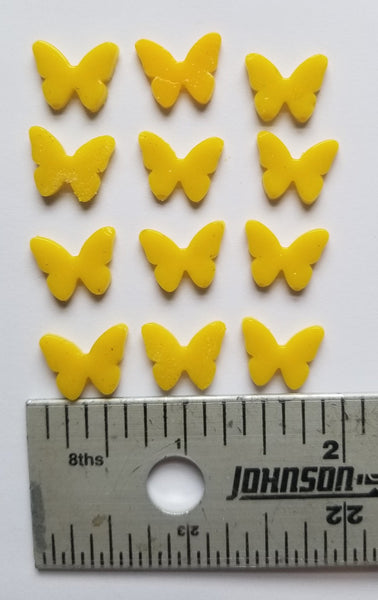 COE 96 Pre Fused Glass Miniature Butterflies for Your Fused Glass Projects - Pack of 12