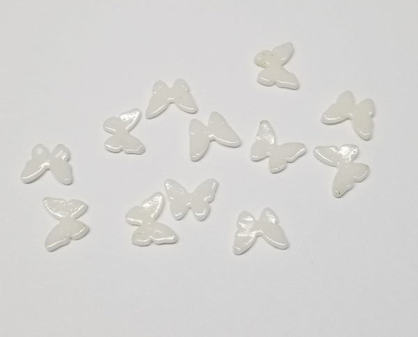 COE 96 Pre Fused Glass Miniature Butterflies for Your Fused Glass Projects - Pack of 12