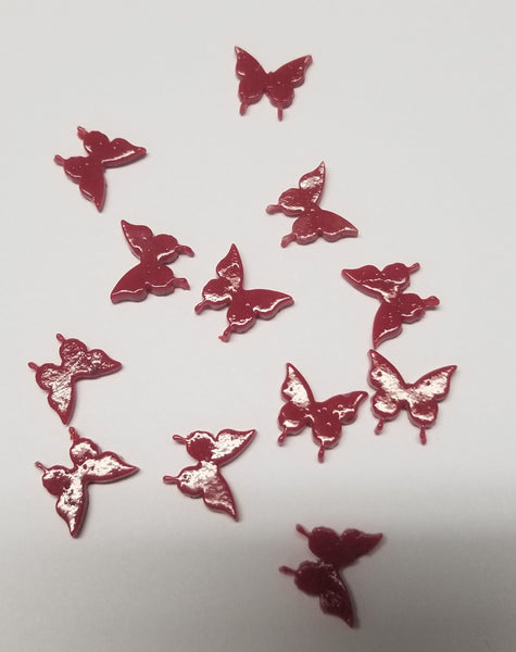 COE 96 Pre Fused Glass Miniature Butterflies for Your Fused Glass Projects - Pack of 12