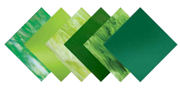 Oceanside Green Goddess Glass Pack X5876 COE 96