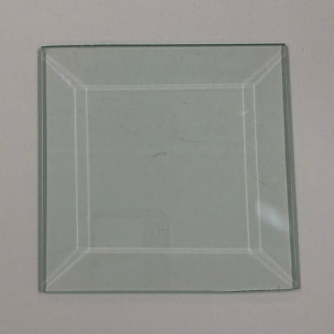 3 Inch Clear Square Glass Bevels