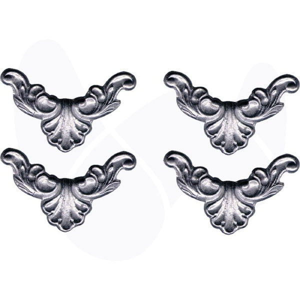 Lead Free Castings - Shell Corner Hand Cast Sculpture, pack/4