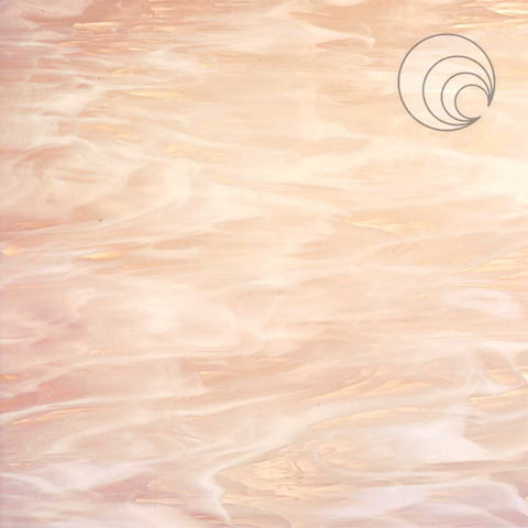 89181 Pink Champagne Wispy Stained Glass 11.5 x 11.5 Inch