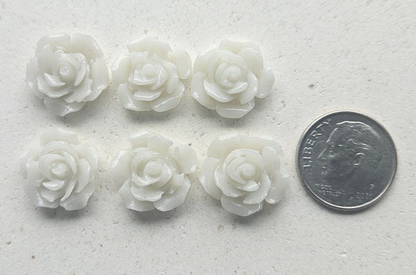 COE 96 Fusible Glass Flowers (Small Roses) for Your Fused Glass Projects 14-15mm